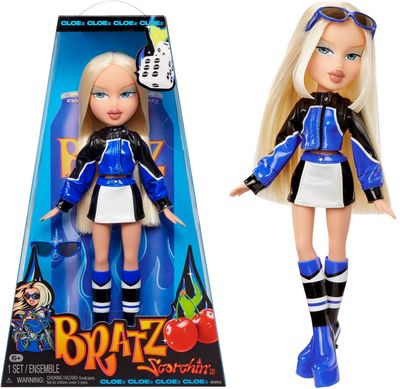 Bratz Scorchin' Lalka Cloe styl motocyklowy