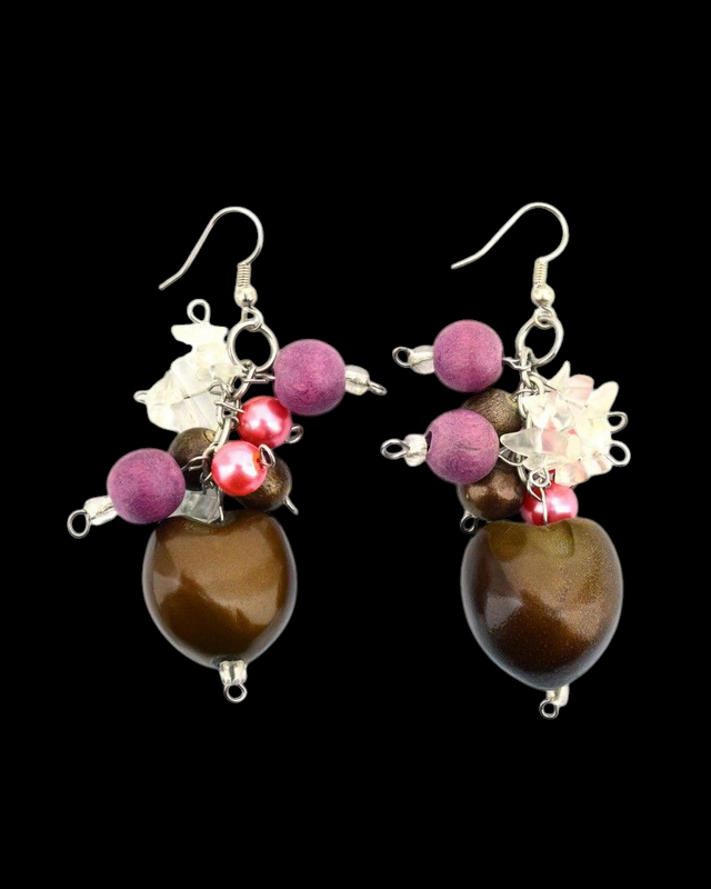 Pendientes madera