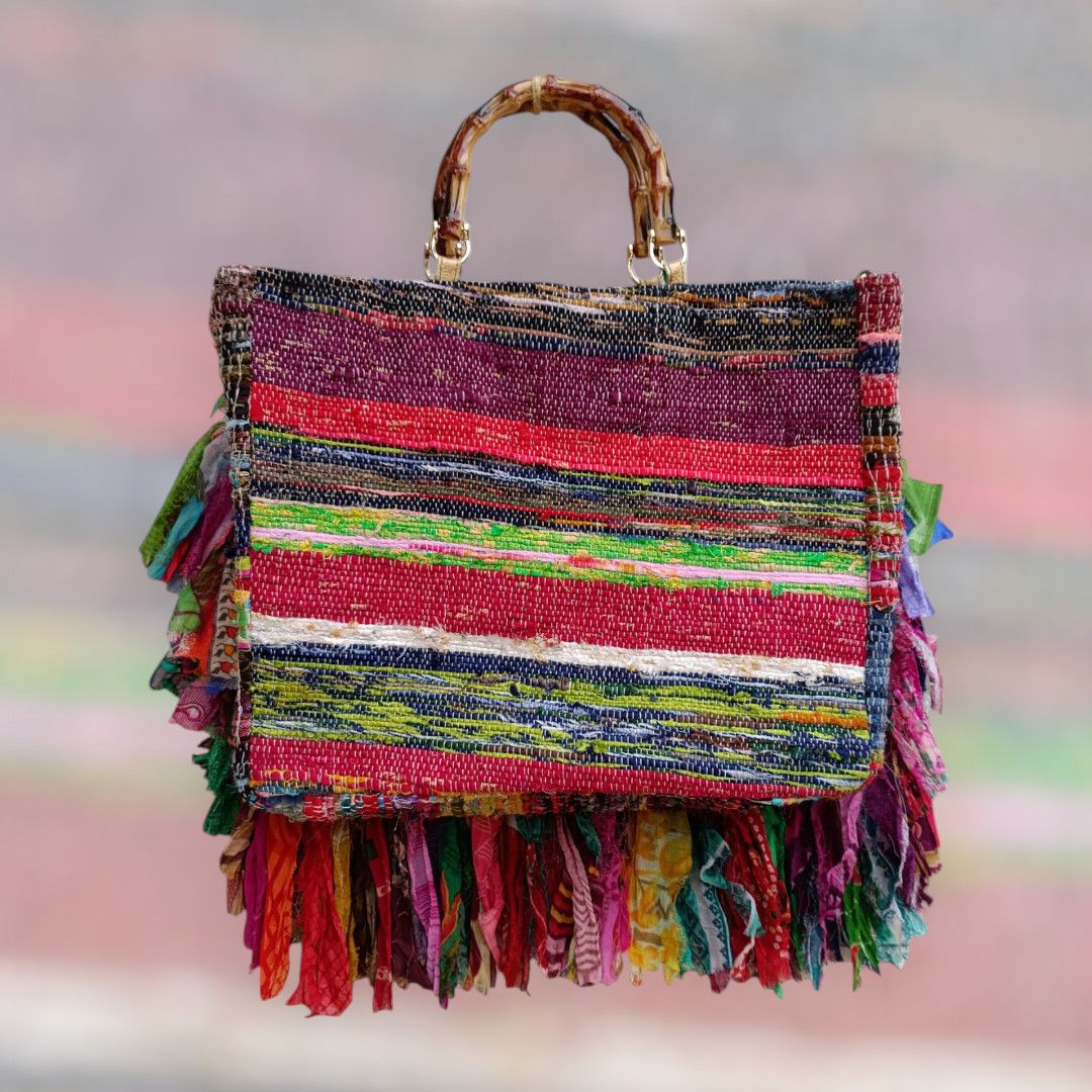 Bolso flecos India