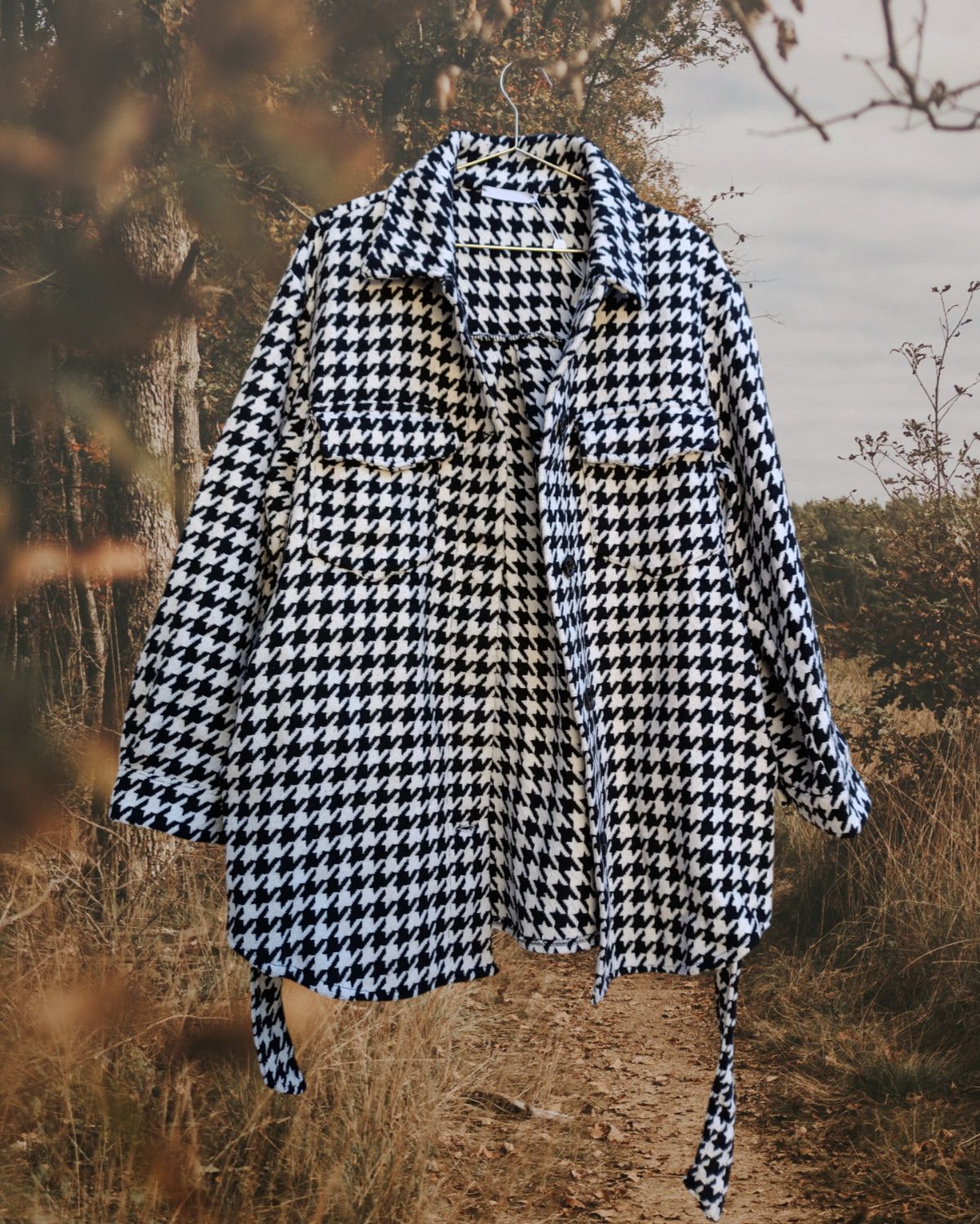 Chaquetón pata gallo