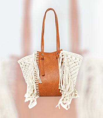 Bolso crochet flecos