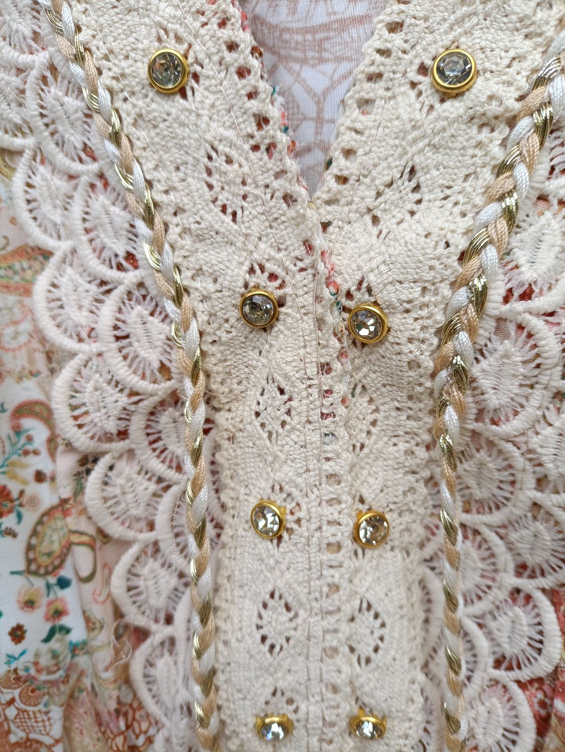 Vestido boho estampado