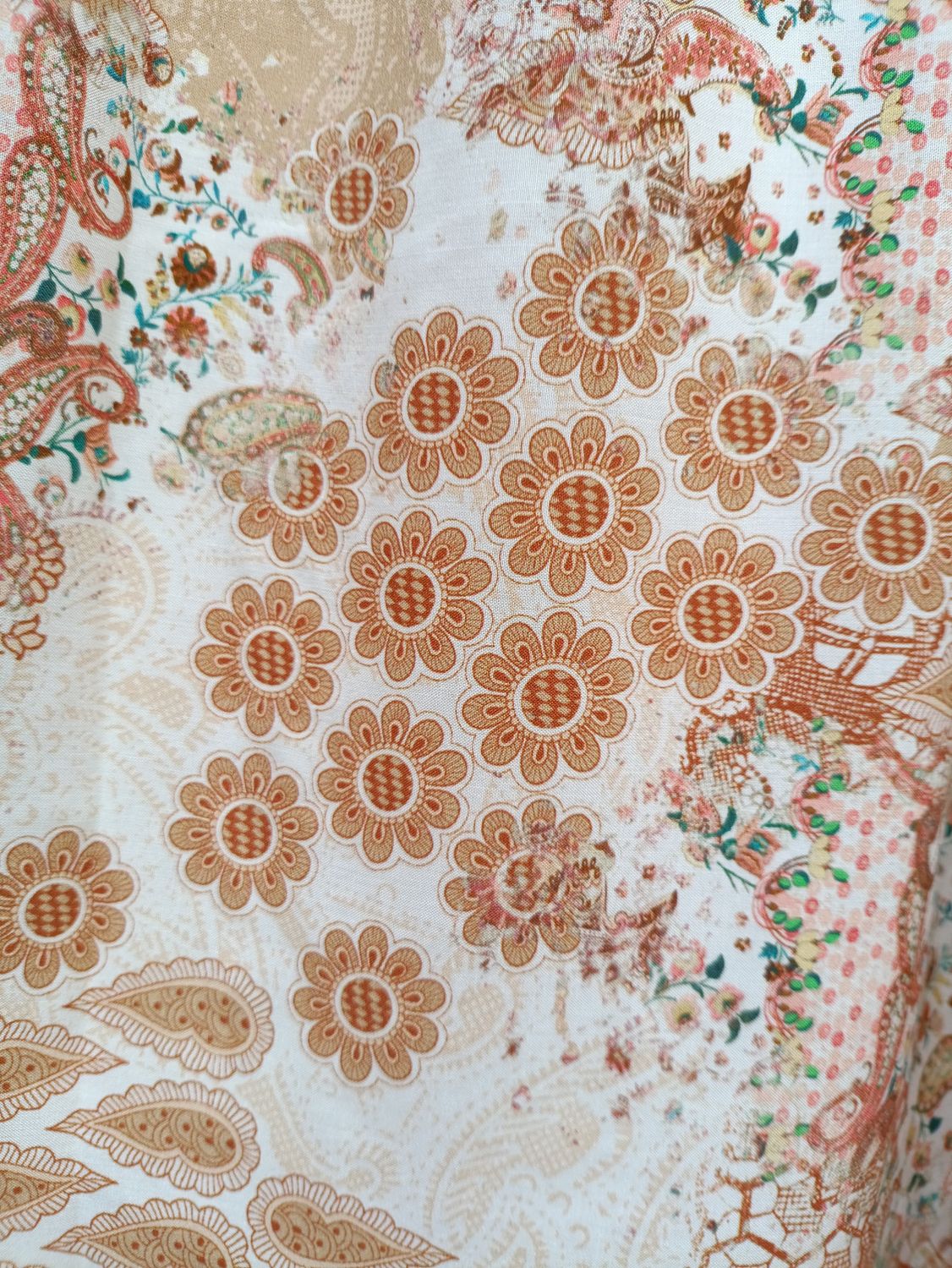 Vestido boho estampado