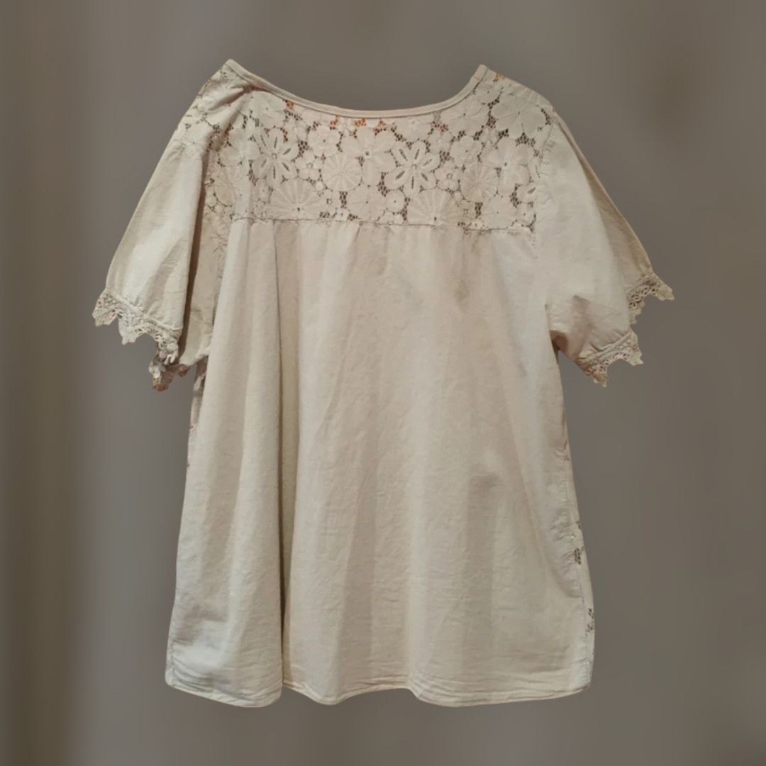Blusa bordado inglés