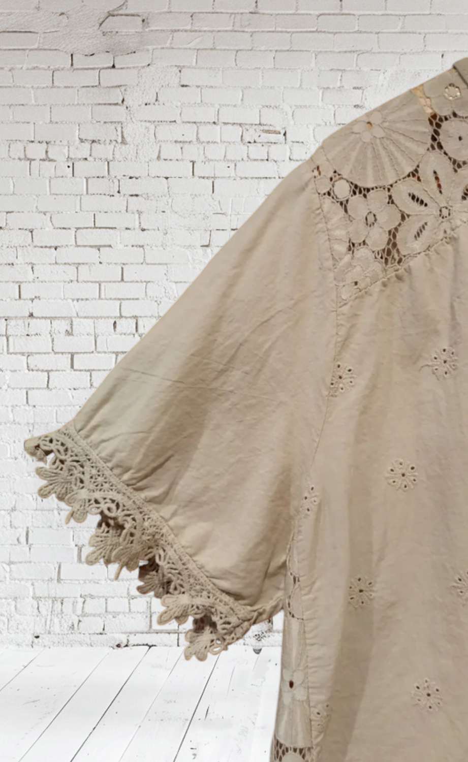 Blusa bordado inglés