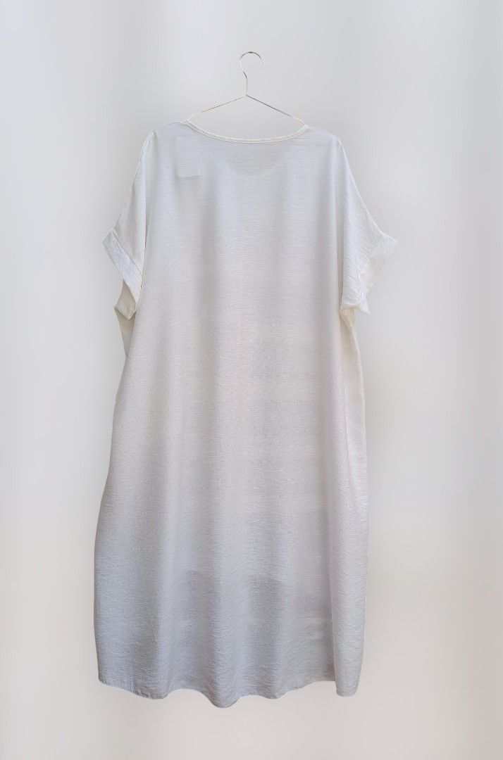 Vestido blanco lazos