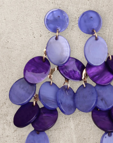 Pendientes metacrilato