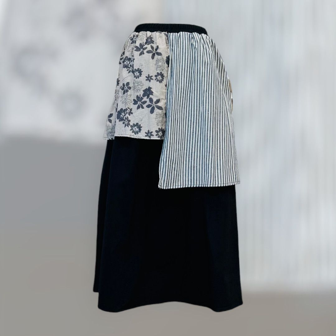 Falda negra capas