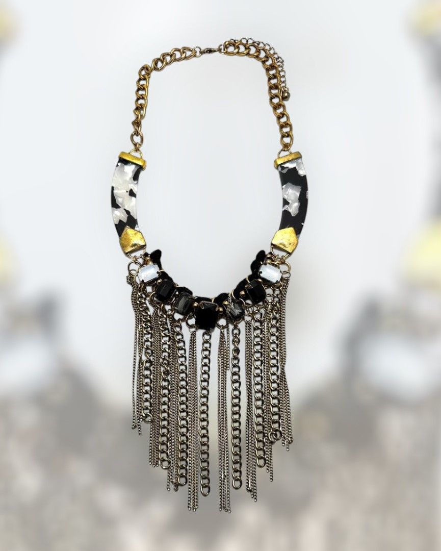 Collar metal cristales