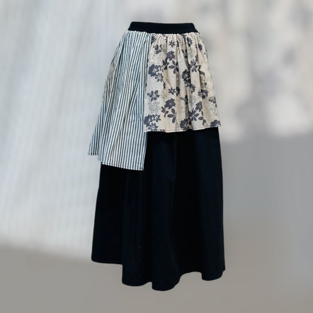 Falda negra capas