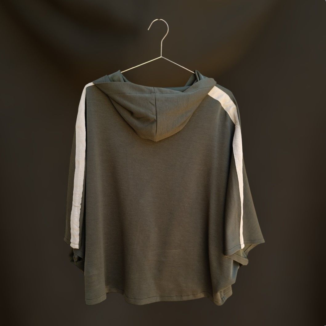 Chaqueta verde flor