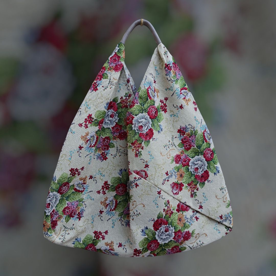Bolso grande flores