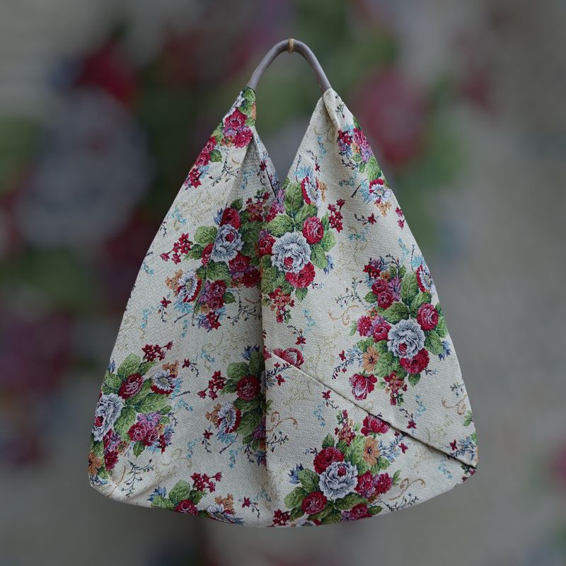Bolso grande flores