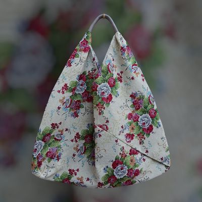 Bolso grande flores