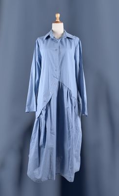 Vestido camisero azul tejano