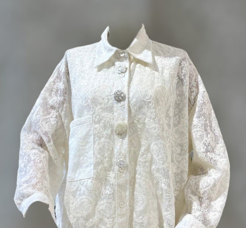 Camisa blanca encaje