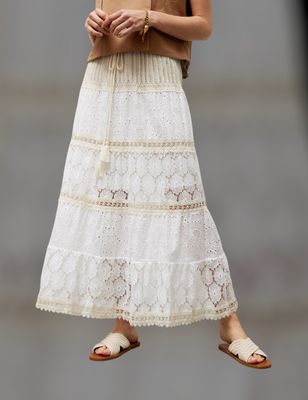Falda batista crochet