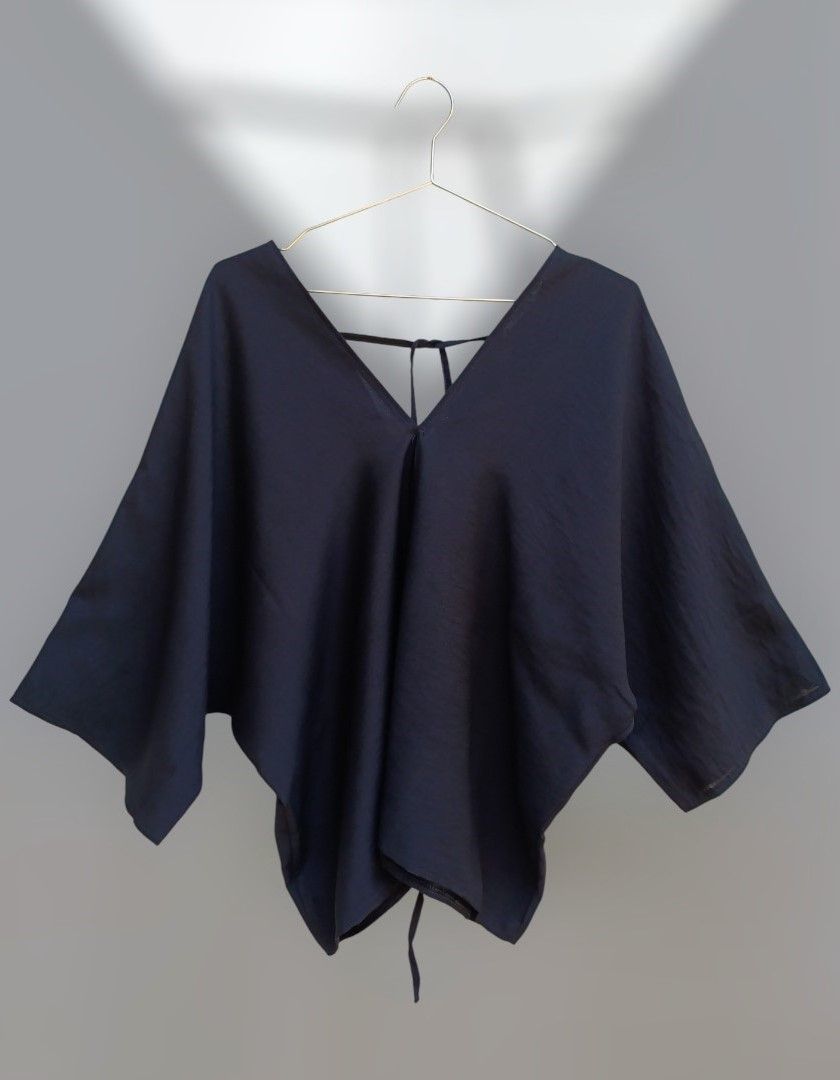 Blusa lazos espalda (negra)