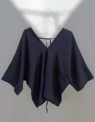 Blusa lazos espalda (negra)