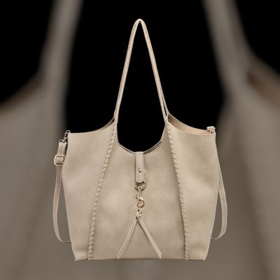 Bolso costuras trenzadas