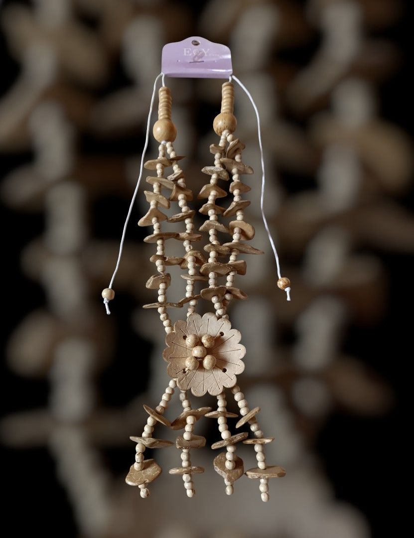 Collar madera boho