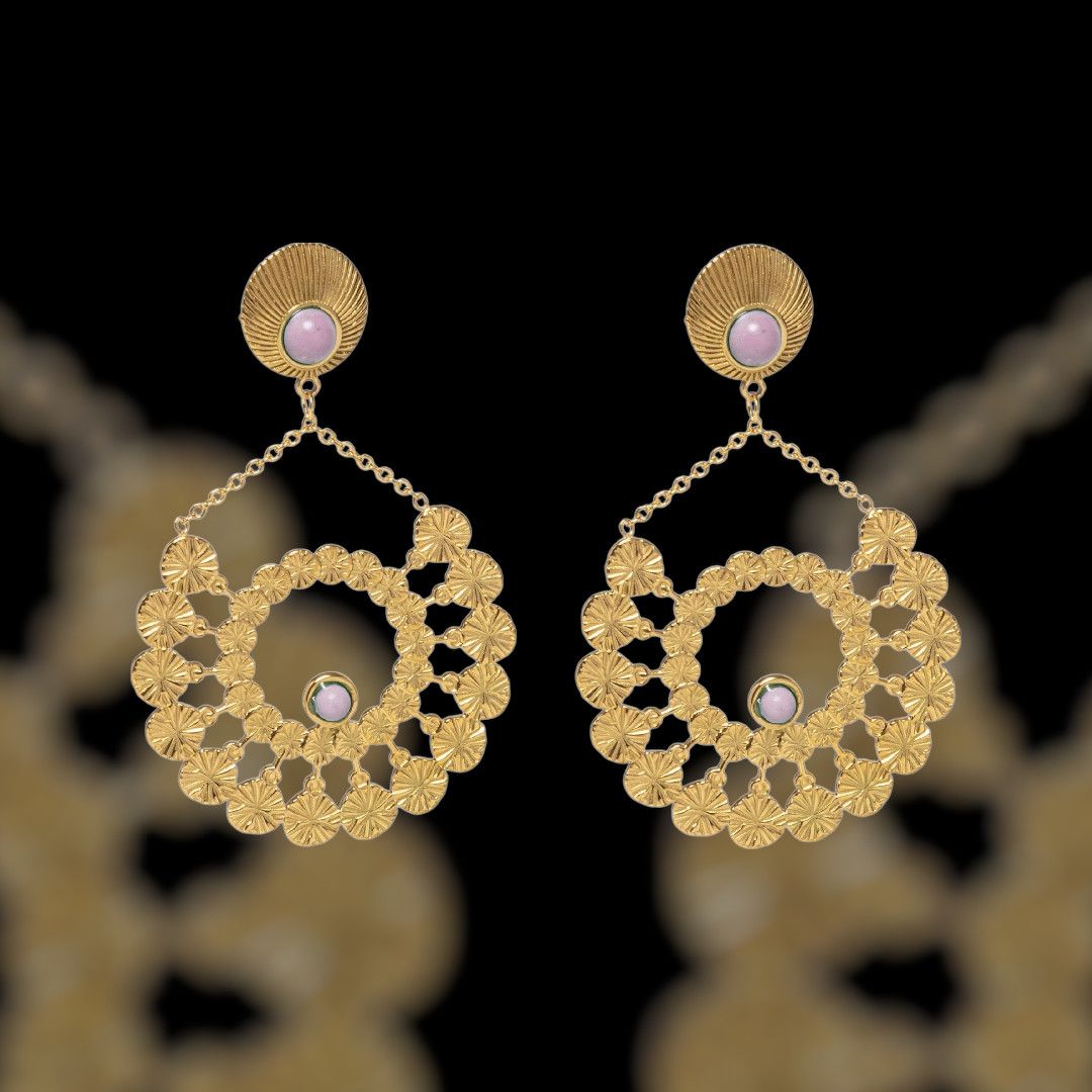 Aros dorados boho