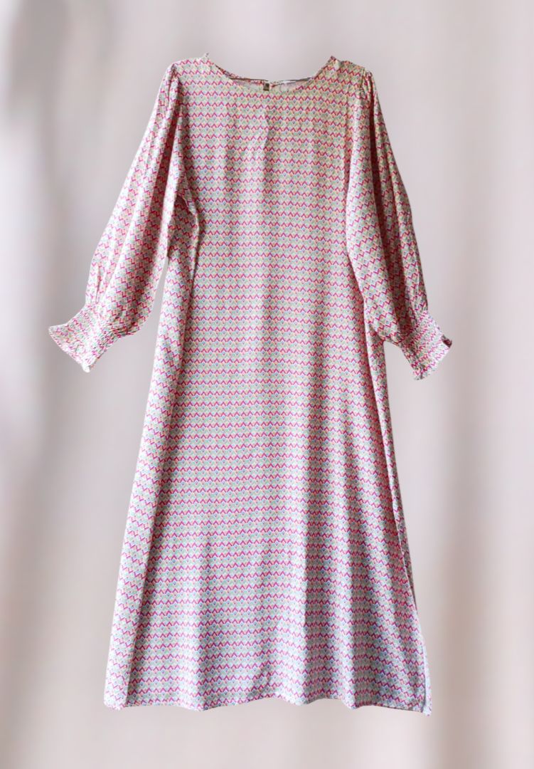 Vestido largo abertura