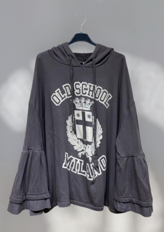 Sudadera mangas volantes