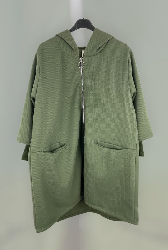 Abrigo capucha