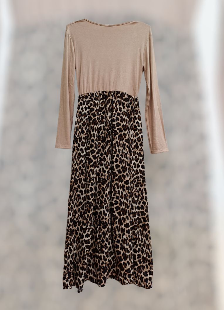 Vestido animal print