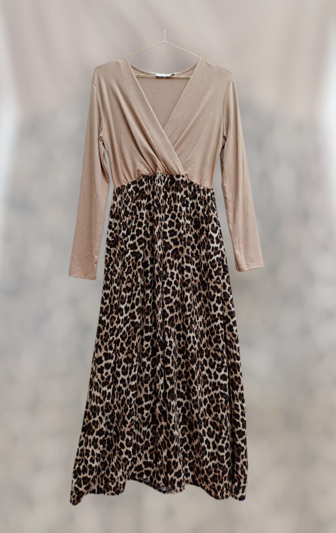 Vestido animal print