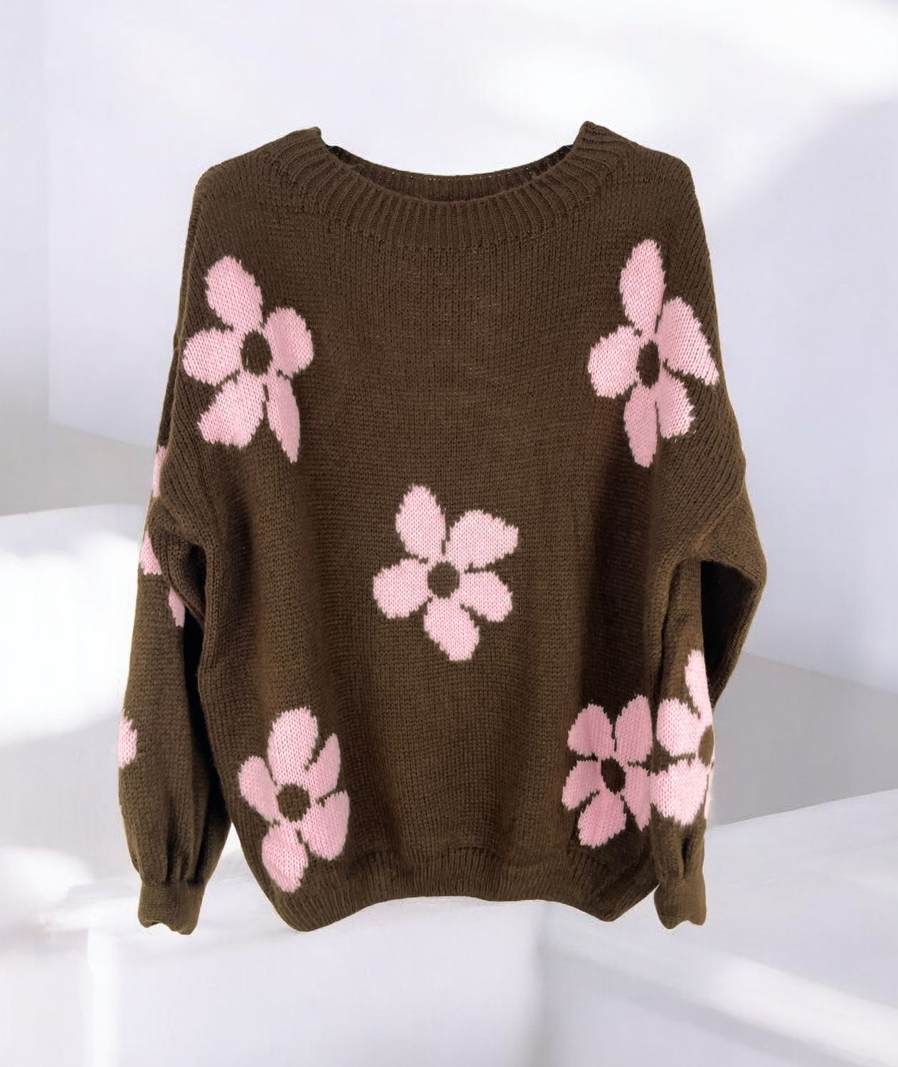 Jersey flores (marrón)