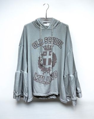 Sudadera mangas volantes (beige)