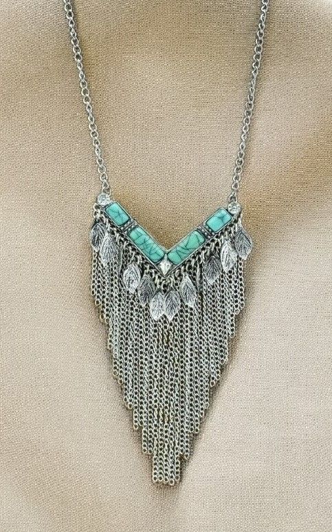 Collar piedras azules