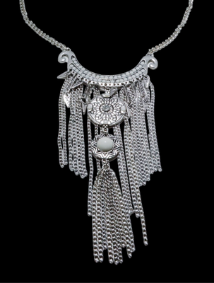 Collar metálico eslabones