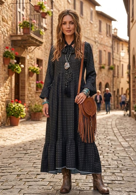 Vestido círculos