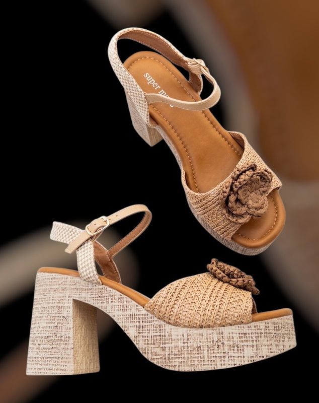 Sandalias flor