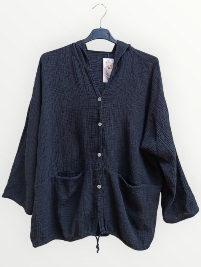 Blusa capucha (negro)