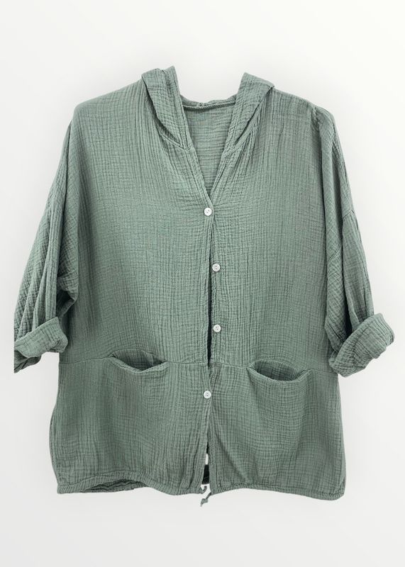 Blusa capucha (caqui)