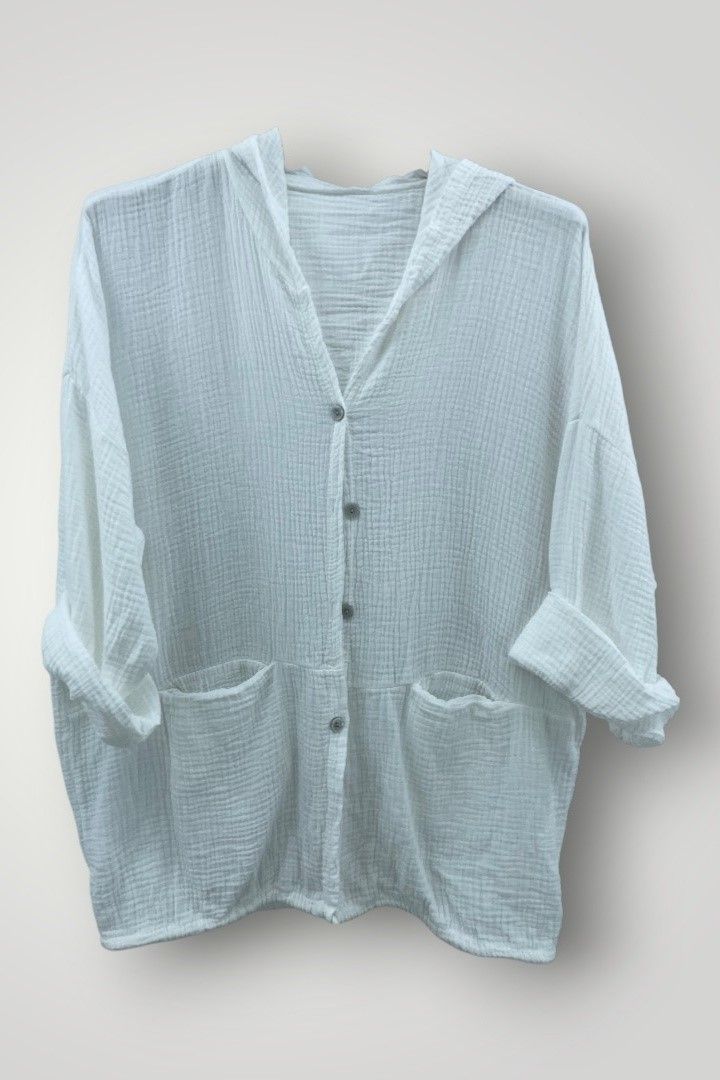Blusa capucha (blanco)