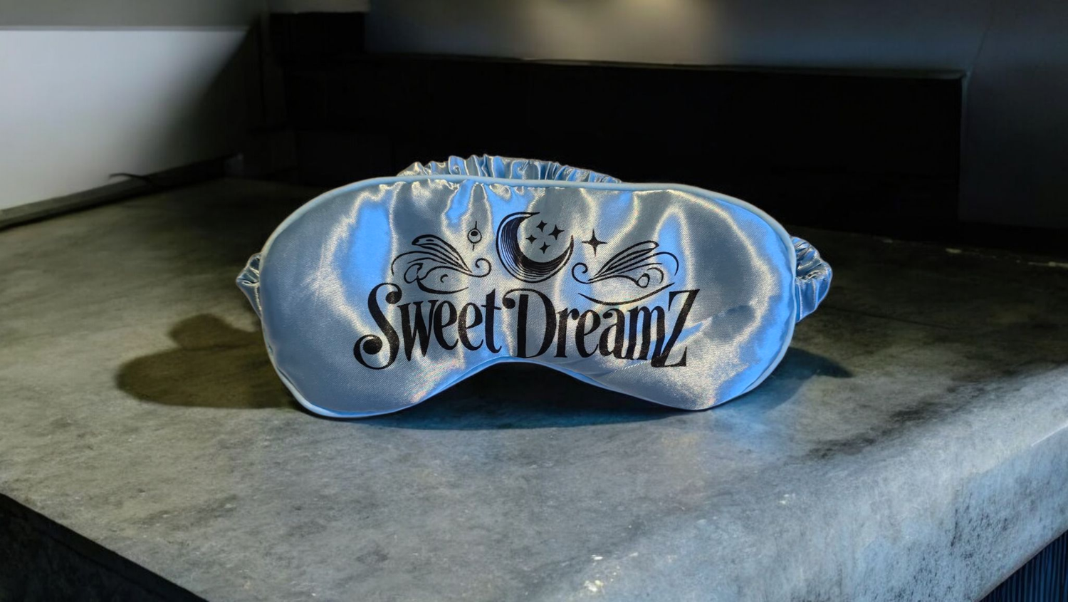 Baby Blue  Silky Eye Mask