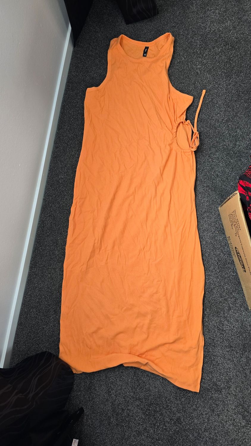 Size 16 orange dress