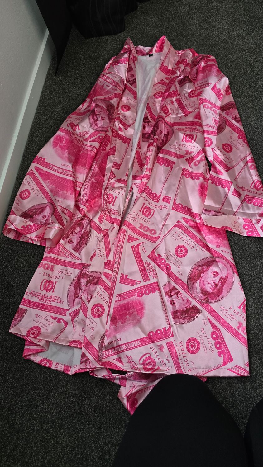 Xxl Silky money robe
