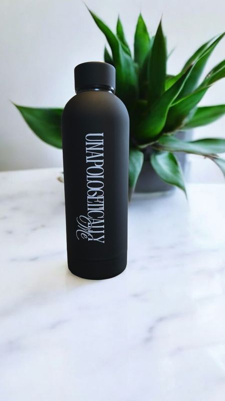 Black &quot;Unapologetically Me&quot; Bottle