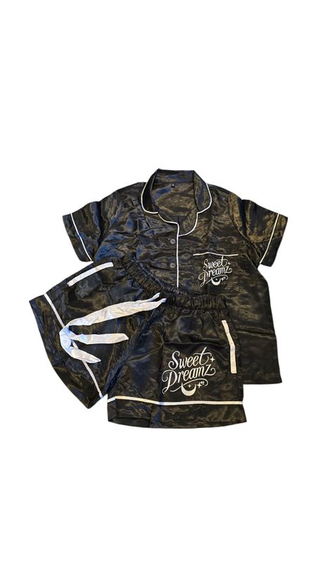 Black Sweet DreamZ Silky PJs
