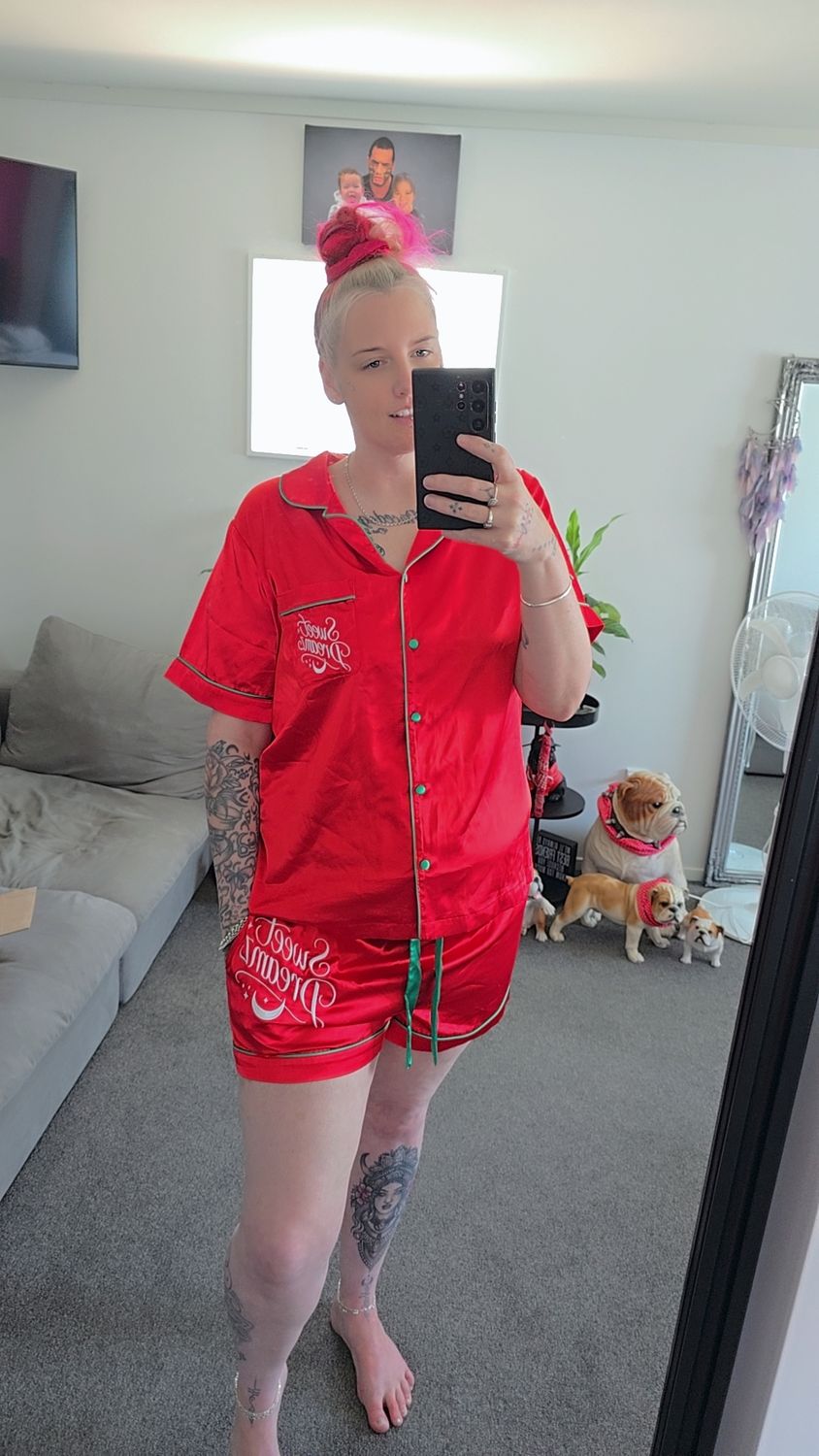 Christmas Light Silky Pyjamas 