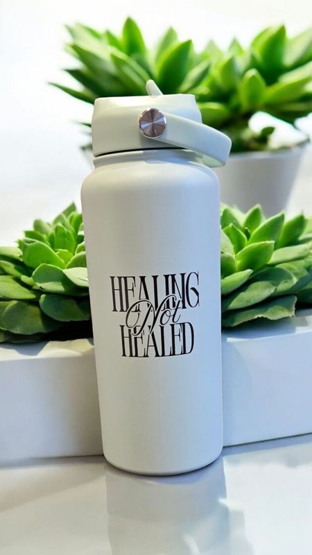 Pastle Mint "Healing NOT Healed" Bottle