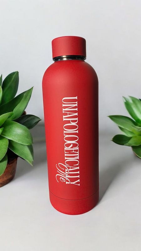 Red "Unapologetically Me" Bottle