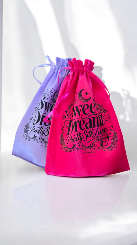 Purple Silk Bag