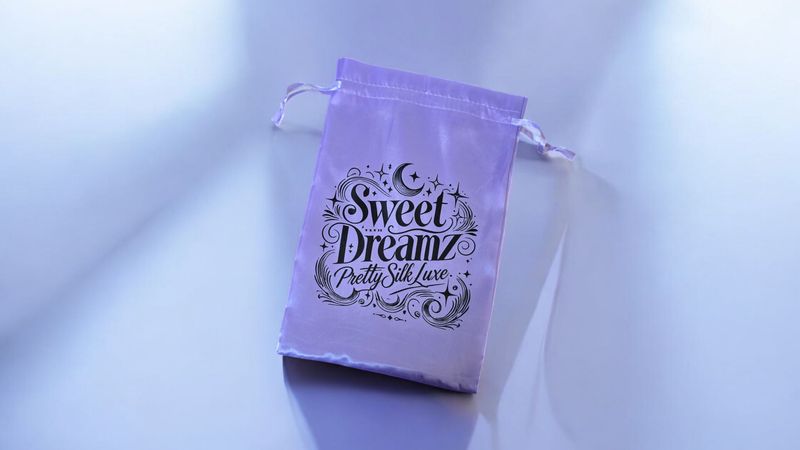 Purple Silk Bag